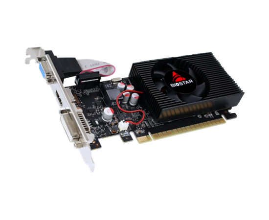  Видеокарта Biostar Nvidia GeForce GT 730 GT730-4GB D3 LP (VN7313TH41) PCI-E (GF108) 4Gb 128bit GDDR3 700/1333 DVIx1 HDMIx1 CRTx1 HDCP Ret low profile 