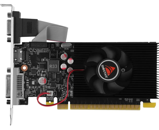  Видеокарта Biostar Nvidia GeForce GT 730 VN7313THX1 GT730-2GB D3 LP (GF108) 2ГБ GDDR3, Low Profile, Ret 