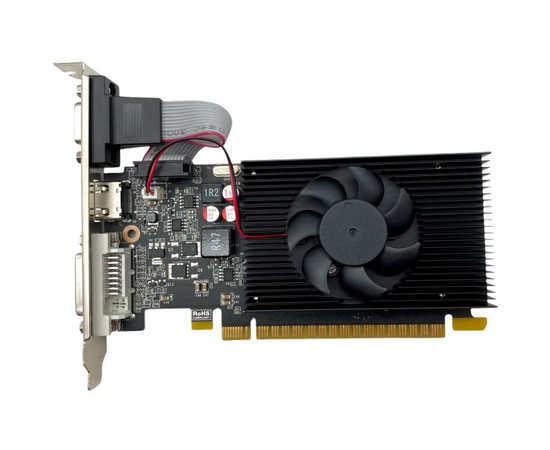  Видеокарта CBR GT710 2Gb (VGA-STX710-2G-RTL) DDR3, 64bit, 954Mhz, 1*HDMI + 1*DVI + 1*VGA, 29W, Ret 