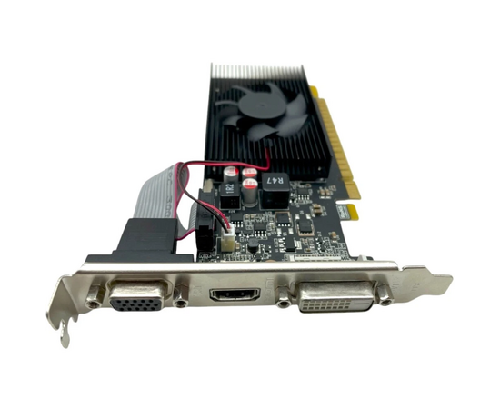  Видеокарта CBR GT710 2Gb (VGA-STX710-2G-RTL) DDR3, 64bit, 954Mhz, 1*HDMI + 1*DVI + 1*VGA, 29W, Ret 