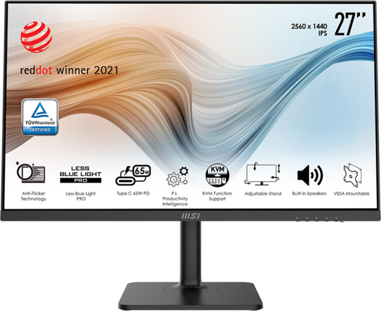  Монитор MSI Modern MD272XP (9S6-3PB19H-232) черный 