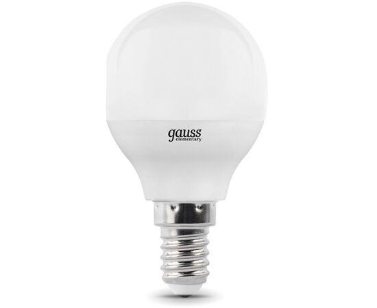  Лампочка Gauss 53126 Elementary Шар 6W 