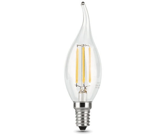  Лампа Gauss Filament (104801109) светодиодная 9Вт цок. E14 свеча 220B 2700K св.свеч.бел.теп. CF35 (упак. 1шт) 