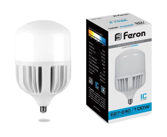  Лампа светодиодная FERON LB-65 (25827) 100W 230V E40 6400K 