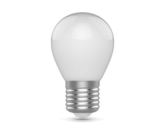  Лампа светодиодная Gauss Basic 1055215 4.5Вт цок.E27 шар 220B 2700K св.свечения белый теплый уп/10шт 