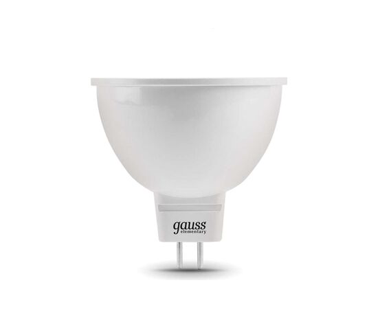 Лампа светодиодная Gauss Elementary 13536 6Вт цок.GU5.3 MR16 спот 220B 6500K св.свечения белый холодный уп/10шт 
