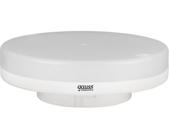  Лампа светодиодная Gauss Elementary GX53 83813 13Вт цок.GX53 таблетка 220B 3000K св.свечения белый теплый уп/1шт 