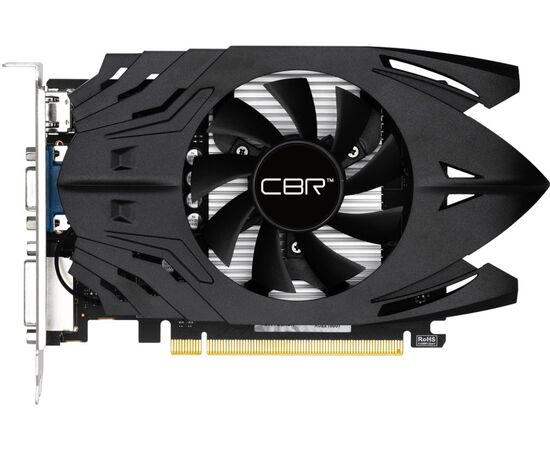  Видеокарта CBR GT730 2Gb (VGA-STX730-2G-RTL) DDR3, 128bit, 700Mhz, 1*HDMI + 1*DVI + 1*VGA, 49W, Ret 