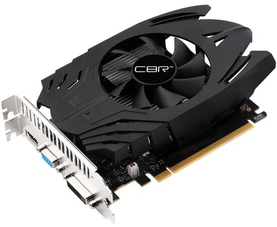  Видеокарта CBR GT730 2Gb (VGA-STX730-2G-RTL) DDR3, 128bit, 700Mhz, 1*HDMI + 1*DVI + 1*VGA, 49W, Ret 