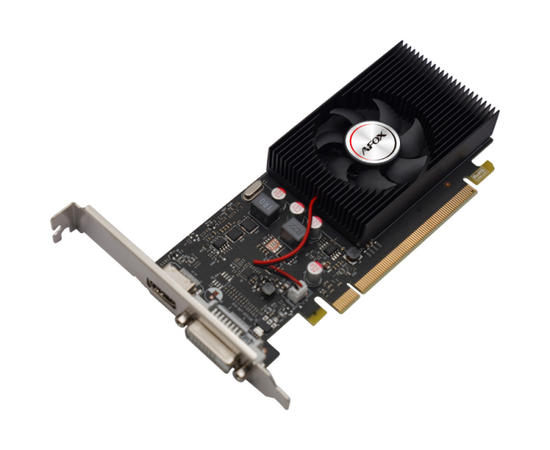  Видеокарта AFOX GT1030 2GB (AF1030-2048D5L8) DDR5 64Bit DVI/HDMI ATX Single Fan RTL 