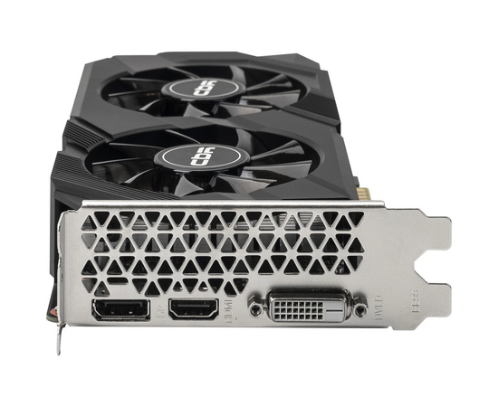  Видеокарта CBR GTX1650 4Gb (VGA-STX1650-4G-RTL) GDDR6, 128bit, 1410-1590Mhz, 1*DP + 1*HDMI + 1*DVI, 75W, Ret 