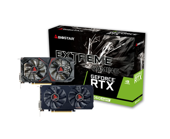  Видеокарта Biostar RTX2060 Super 8GB (VN2066RF82) 256bit GDDR6 1470/14000 DVIx1/HDMIx1 