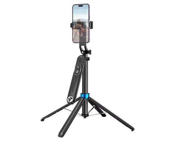  Монопод HOCO K22 Handy Aluminum Alloy Anti Shake Live Broadcast Holder Black 