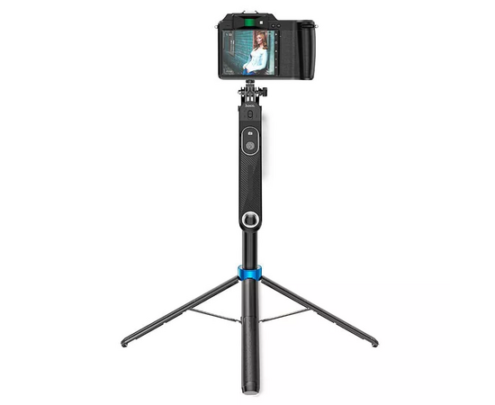  Монопод HOCO K22 Handy Aluminum Alloy Anti Shake Live Broadcast Holder Black 