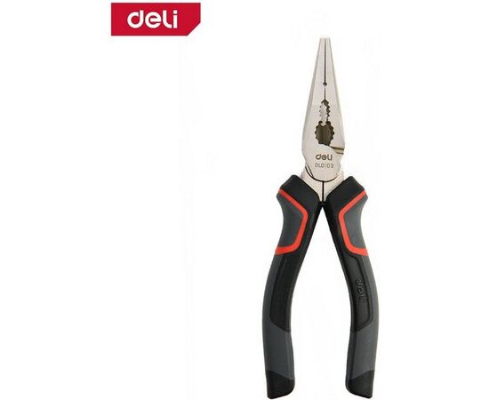  Плоскогубцы Deli DL0103 160мм, Cr-V 