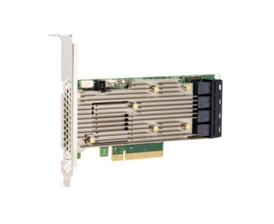  Контроллер LSI MegaRAID 9460-16I SGL (05-50011-00) PCIe 3.1 x8 LP, SAS/SATA/NVMe, RAID 0,1,5,6,10,50,60, 16port(4 x int SFF8643), 4GB Cache, 3516ROC 