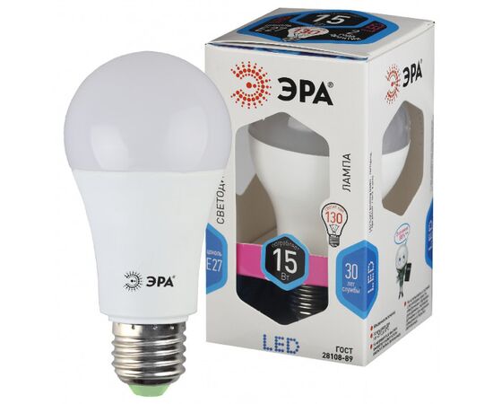  Лампа светодиодная Эра smdA60-15w-840-E27 Б0020593 