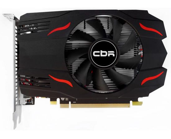  Видеокарта CBR Radeon RX 550 4G (VGA-STX550-4G-RTL), GDDR5, 128BIT, 896, 1175MHz, Single fan, PCIE 3.0, 50W (DVI/HDMI/DP) 