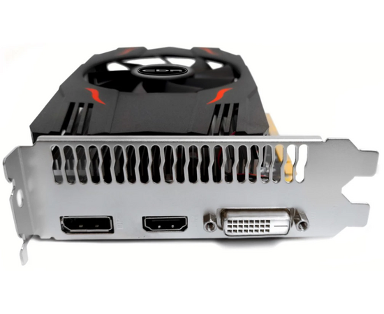  Видеокарта CBR Radeon RX 550 4G (VGA-STX550-4G-RTL), GDDR5, 128BIT, 896, 1175MHz, Single fan, PCIE 3.0, 50W (DVI/HDMI/DP) 