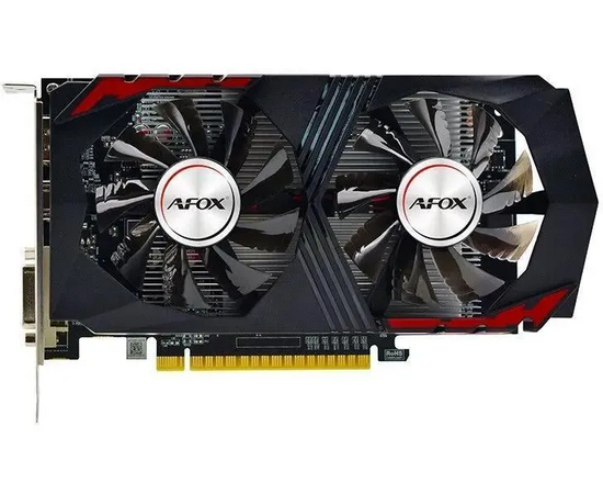  Видеокарта AFOX RTX1050 Ti 4Gb (AF1050TI-4096D5H5-V10) GDDR5 128bit HDMI DP DVI 2Fan RTL 