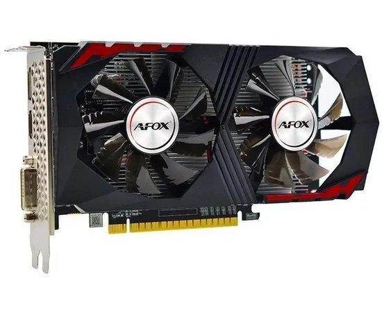  Видеокарта AFOX RTX1050 Ti 4Gb (AF1050TI-4096D5H5-V10) GDDR5 128bit HDMI DP DVI 2Fan RTL 