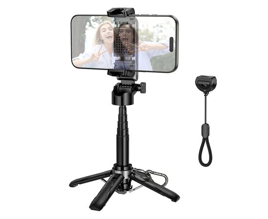  Монопод HOCO K27 Magic portable mini live broadcast stand Black 