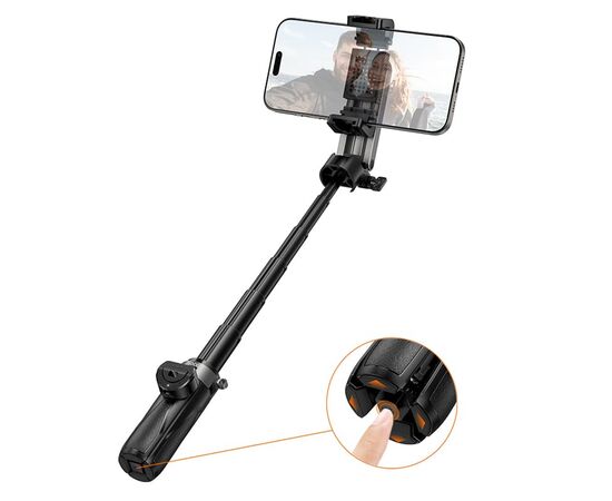  Монопод HOCO K27 Magic portable mini live broadcast stand Black 