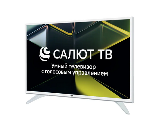  32" Телевизор LEFF 32H691T черный 1366 x 768, LED, HD, 60 Гц, Smart Салют 