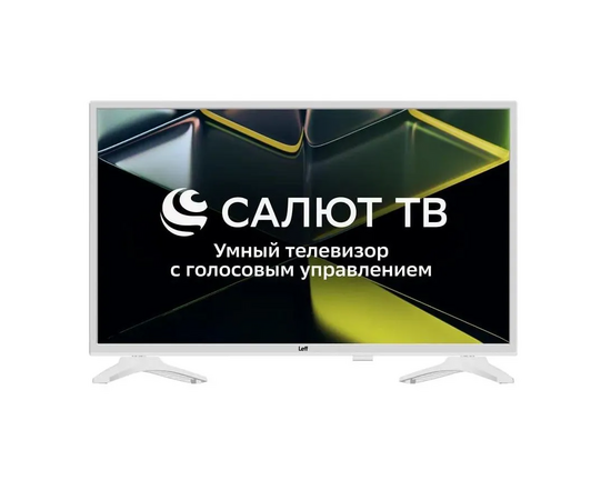  43" Телевизор LEFF 43F691T белый 1920x1080, Full HD, 60 Гц, Wi-Fi, Smart TV, Салют ТВ 
