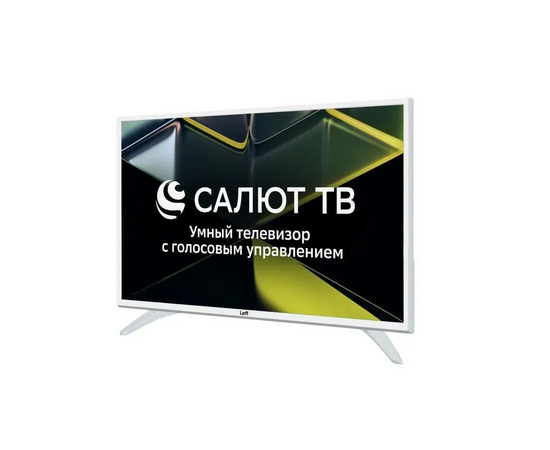  43" Телевизор LEFF 43F691T белый 1920x1080, Full HD, 60 Гц, Wi-Fi, Smart TV, Салют ТВ 