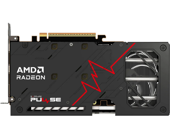  Видеокарта Sapphire AMD Radeon RX 9060XT (11350-03-20G) Pulse AMD Radeon RX 9060 XT Gaming OC 16GB Dual 16ГБ Pulse, GDDR6, OC, Ret 